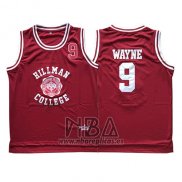 Camiseta Pelicula Hillman College Dwayne Wayne NO 9 Rojo