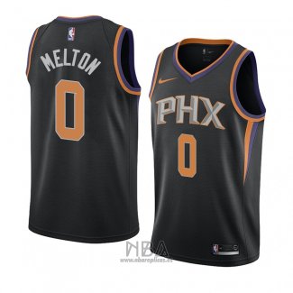 Camiseta Phoenix Suns De'anthony Melton NO 0 Statement 2018 Negro