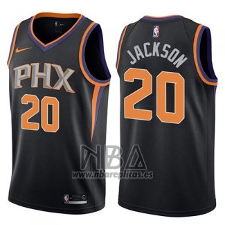 Camiseta Phoenix Suns Josh Jackson NO 20 Statement 2017-18 Negro