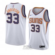 Camiseta Phoenix Suns Ryan Anderson NO 33 Association 2018 Blanco2