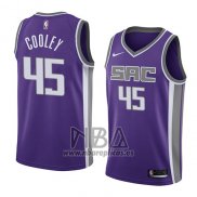 Camiseta Sacramento Kings Jack Cooley NO 45 Icon 2018 Violeta