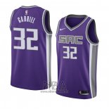 Camiseta Sacramento Kings Wenyen Gabriel NO 32 Icon 2018 Violeta