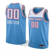 Camiseta Sacramento Kings Willie Cauley-Stein NO 00 Ciudad 2018-19 Azul