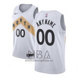 Camiseta Toronto Raptors Personalizada Ciudad 2017-18 Blanco