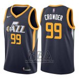 Camiseta Utah Jazz Jae Crowder NO 99 Icon 2017-18 Azul