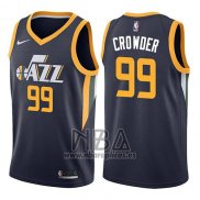 Camiseta Utah Jazz Jae Crowder NO 99 Icon 2017-18 Azul