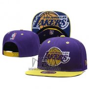 Gorra Los Angeles Lakers Snapback Violeta Amarillo