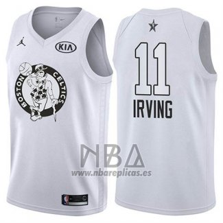 Camiseta All Star 2018 Boston Celtics Kyrie Irving NO 11 Blanco