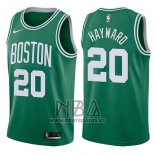 Camiseta Boston Celtics Gordon Hayward NO 20 2017-18 Verde