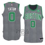 Camiseta Boston Celtics Jayson Tatum NO 0 Navidad 2018 Verde