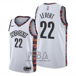 Camiseta Brooklyn Nets Caris Levert NO 22 Ciudad 2019-20 Blanco