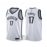 Camiseta Brooklyn Nets Garrett Temple NO 17 Association Blanco