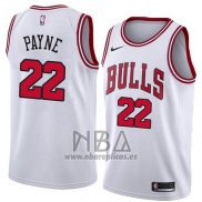 Camiseta Chicago Bulls Cameron Payne NO 22 Association 2018 Blanco