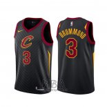 Camiseta Cleveland Cavaliers Andre Drummond NO 3 Statement Negro