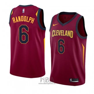 Camiseta Cleveland Cavaliers Levi Randolph NO 6 Icon 2018 Rojo