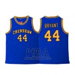 Camiseta Crenshaw Kobe Bryant NO 44 Azul