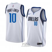 Camiseta Dallas Mavericks Dorian Finney-Smith NO 10 Association 2018-19 Blanco