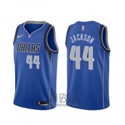 Camiseta Dallas Mavericks Justin Jackson NO 44 Icon Azul