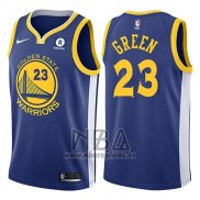 Camiseta Golden State Warriors Draymond Green NO 23 2017-18 Azul