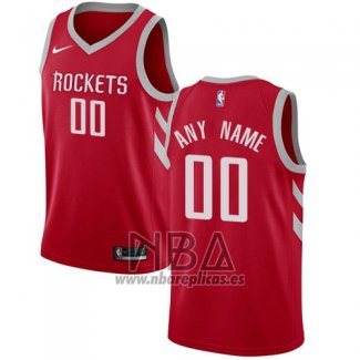 Camiseta Houston Rockets Personalizada 2017-18 Rojo