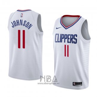 Camiseta Los Angeles Clippers Brice Johnson NO 11 Association 2018 Blanco