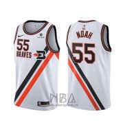 Camiseta Los Angeles Clippers Joakim Noah NO 55 Classic Edition Blanco