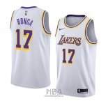 Camiseta Los Angeles Lakers Isaac Bonga NO 17 Association 2018-19 Blanco