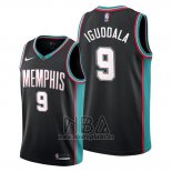 Camiseta Memphis Grizzlies Andre Iguodala NO 9 Classic 20th Season Negro