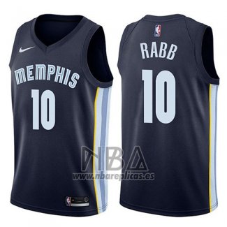 Camiseta Memphis Grizzlies Ivan Rabb NO 10 Icon 2017-18 Azul