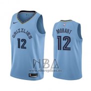 Camiseta Memphis Grizzlies Ja Morant NO 12 Statement 2019-20 Azul