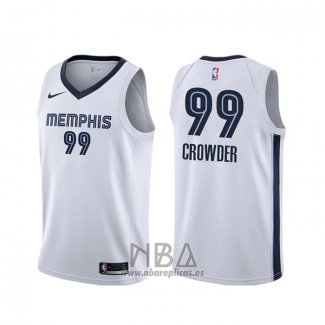 Camiseta Memphis Grizzlies Jae Crowder NO 99 Association Blanco