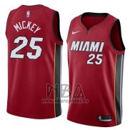 Camiseta Miami Heat Jordan Mickey NO 25 Statement 2018 Rojo