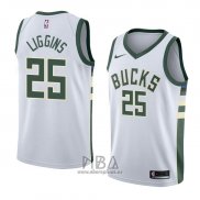 Camiseta Milwaukee Bucks Deandre Liggins NO 25 Association 2018 Blanco