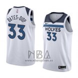 Camiseta Minnesota Timberwolves Keita Bates-Diop NO 33 Association 2018 Blanco