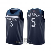 Camiseta Minnesota Timberwolves Malik Beasley NO 5 Icon Azul