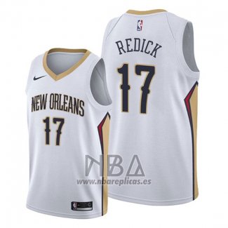 Camiseta New Orleans Pelicans J.j. Redick NO 17 Association Blanco