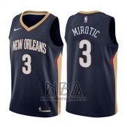 Camiseta New Orleans Pelicans Nikola Mirotic NO 3 Icon 2017-18 Azul