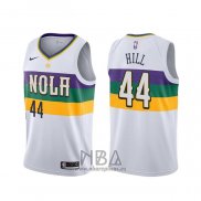 Camiseta New Orleans Pelicans Solomon Hill 44 Ciudad Blanco