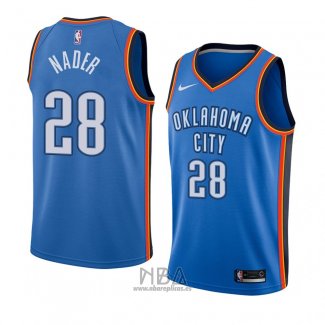 Camiseta Oklahoma City Thunder Abdel Nader NO 28 Icon 2017-18 Azul