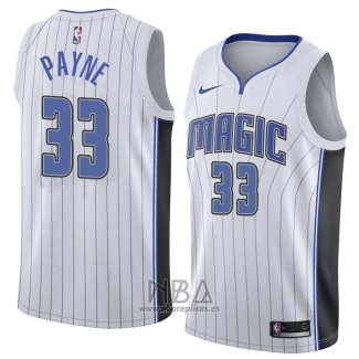 Camiseta Orlando Magic Adreian Payne NO 33 Association 2018 Blanco