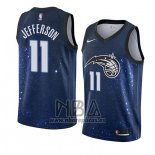 Camiseta Orlando Magic Amile Jefferson NO 11 Ciudad 2018 Azul