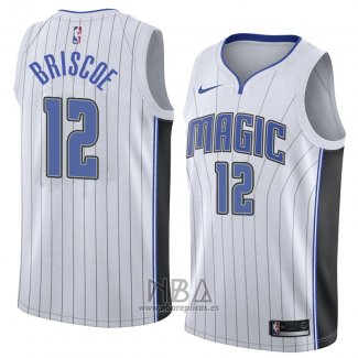 Camiseta Orlando Magic Isaiah Briscoe NO 12 Association 2018 Blanco