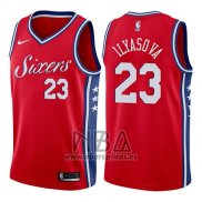 Camiseta Philadelphia 76ers Ersan Ilyasova NO 23 Statement 2017-18 Rojo