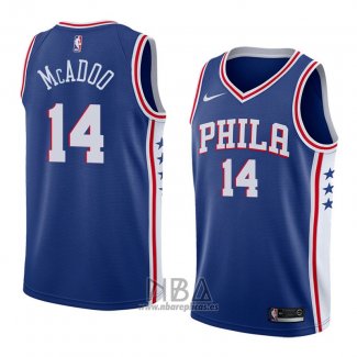 Camiseta Philadelphia 76ers James Michael Mcadoo NO 14 Icon 2018 Azul