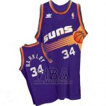 Camiseta Phoenix Suns Charles Barkley NO 34 Retro Violeta