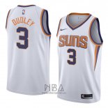 Camiseta Phoenix Suns Jarojo Dudley NO 3 Association 2018 Blanco