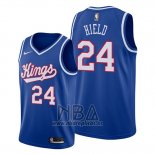 Camiseta Sacramento Kings Buddy Hield NO 24 Hardwood Classics 2019-20 Azul