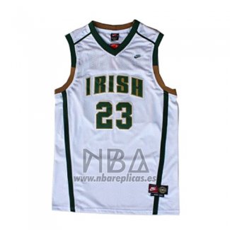 Camiseta St. Vincent-St. Mary LeBron James NO 23 Blanco