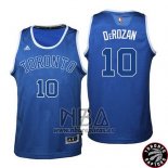 Camiseta Toronto Raptors DeMar DeRozan NO 10 Retro Azul