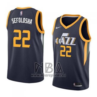 Camiseta Utah Jazz Thabo Sefolosha NO 22 Icon 2018 Azul